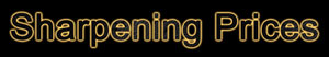 Sharpening Prices